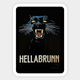 Hellabrunn Zoo Munich Tierpark Black Panther Sticker